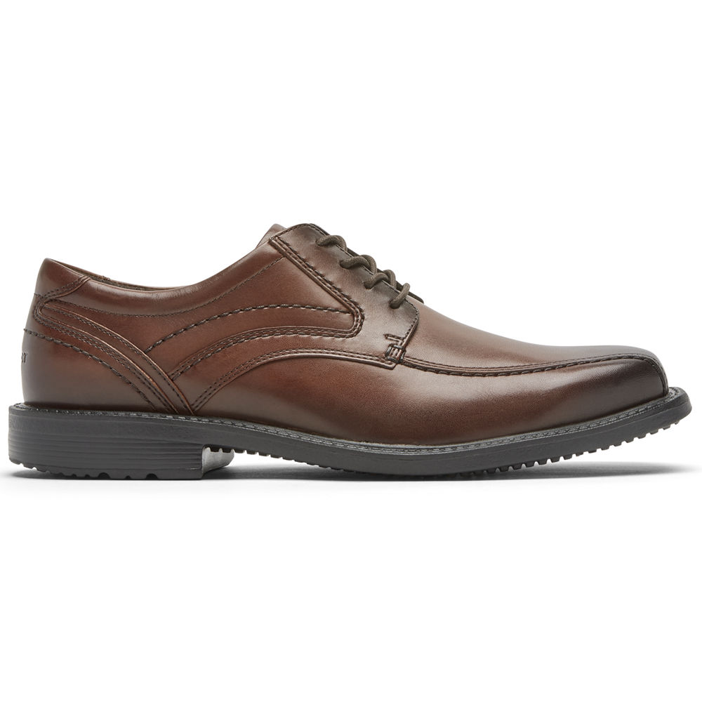 Rockport Singapore Mens Oxfords - Style Leader 2 Bike Toe Brown - FV1298370